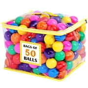 PigPigPen Ball Pit Play Balls, 50-Piece, Plastic, Crush-Resistant, BPA- and Phthalate-Free, Ages 3 years and up