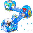 thumbnail image 1 of PigPigPen 5pc Play tent with Tunnel for Toddlers Baby Ball Pits Indoor Outdoor Polyester Playhouse, 1 of 7