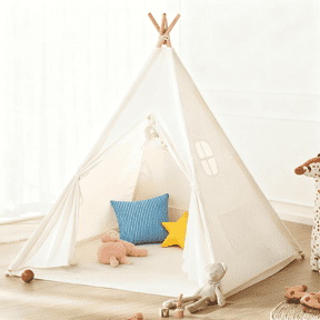 PigPigPen Kids Teepee Tent for Girls & Boys, Foldable Play Tent for Toddlers, Indoor and Outdoor Playhouse (Mat Not Included)