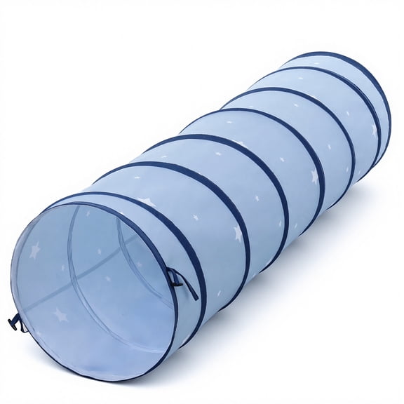 PigPigPen Play Tunnel for Kids: Peachskin Fabric Crawl Tunnel for Toddlers Indoor Outdoor, Pop Up Toy for Boys & Girls, Dog Obstacle Course & Training Tube