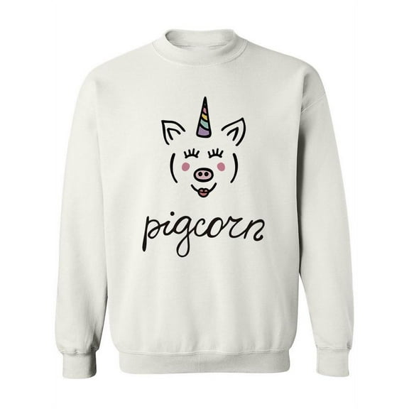 Pigcorn. Sweatshirt Women -Image by Shutterstock, Female Large