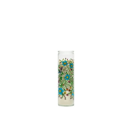 Pigeon Art Candle Decoration, White Wax, 8 inches by Roberto Lugo