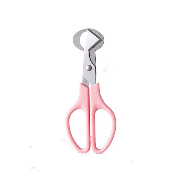 Pigeon Bird Quail Egg Cutter Tool Quail Egg Scissors Opener Cracker Stainless Steel Blade Kitchen Tool Pink