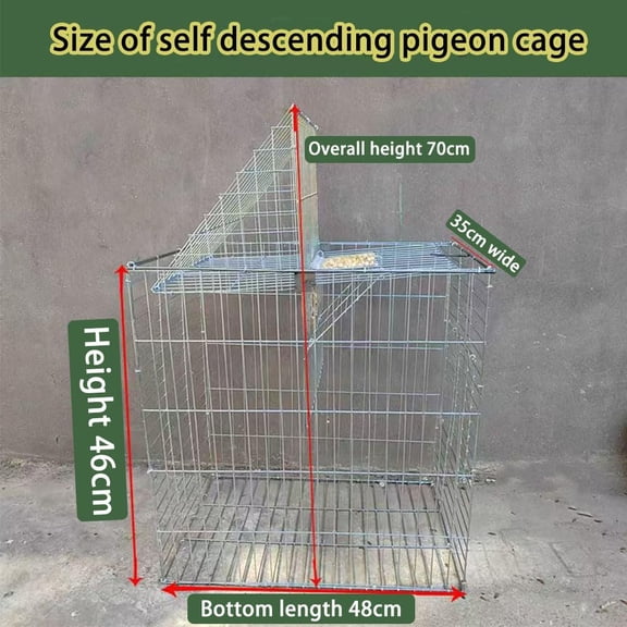 Pigeon Cage - Household Automatic Sky Falling Bird Container Rotating Flip Board Outdoor Breeding Farm Specific Pigeon Coop