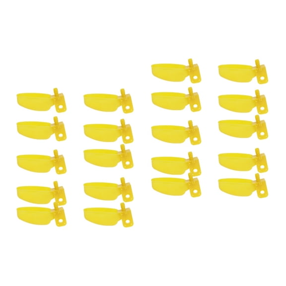 Pigeon Drinking Bowl Poultry Bowls Plastic Bird Cage Water Dispenser Beverage Machine 20 PCS