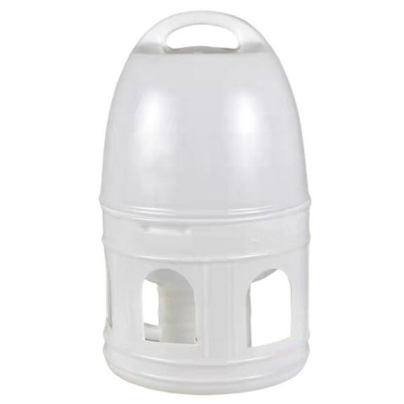 Pigeon Drinking Water Maker 1Pcs - Large Capacity Plastic Water Feeder for Birds Automatic Pigeon Waterer Dispenser for Cage White