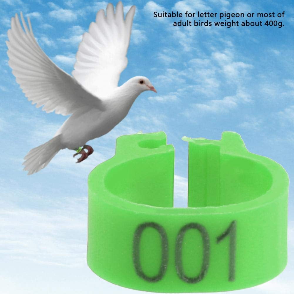 100PCS Pigeon Feet Rings Poultry Leg Bands 8mm Foot Clip Ring For Pigeon Birds Dove Chicks Poultry Parrot No.001〜100 I.431029145