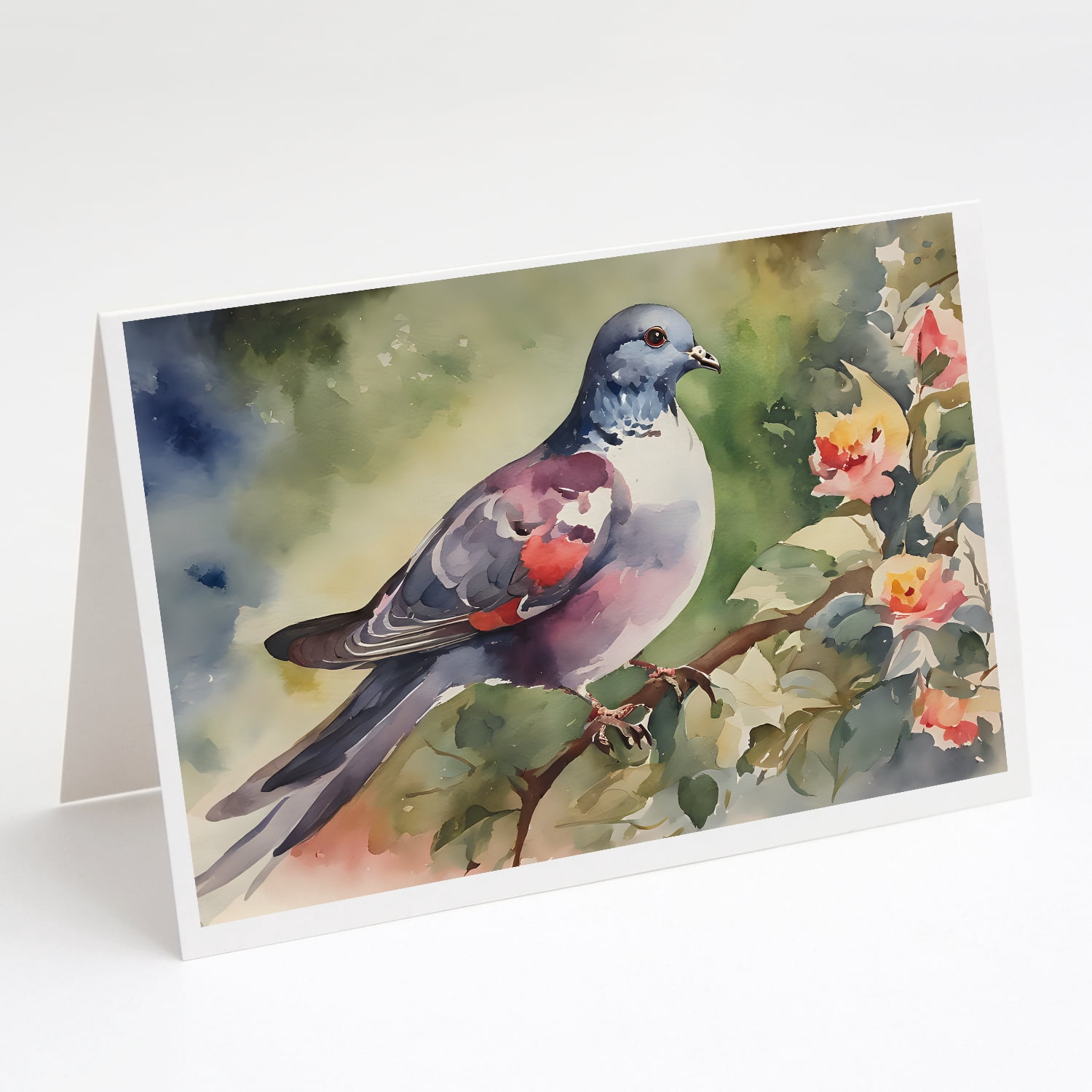 Pigeon Greeting Cards Pack of 8 7 in x 5 in