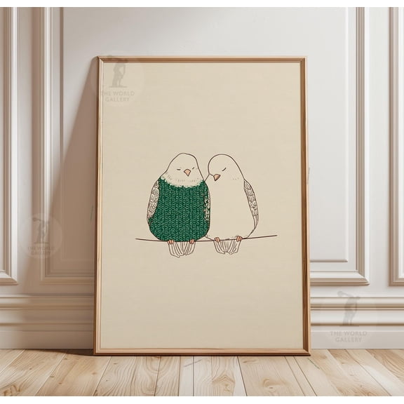 Pigeon Illustration Poster Bird Wall Art Print Minimal Animal Line Drawing Decor 1
