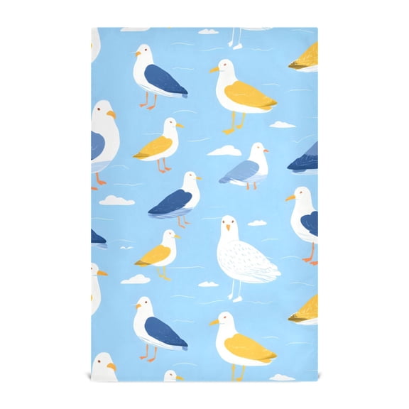 Pigeon Pattern Kitchen Towels Waffle Weave Decorative Tea Towels Multi Use Dishcloths 28x18in