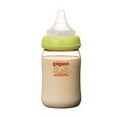 thumbnail image 1 of Pigeon Plastic Baby Bottle - Green, 1 of 4