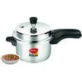 thumbnail image 1 of Pigeon Pressure Cooker - 3 Quart - Inox Stainless Steel Outer Lid Induction Base - Cook delicious food in less time: soups, rice, legumes, and more - 3 Liters, 1 of 5