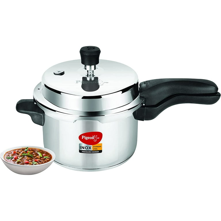 Pigeon Pressure Cooker Quart Inox Stainless Steel Outer Lid