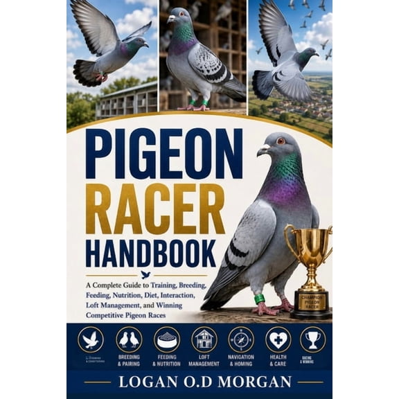 Pigeon Racer Handbook: A Complete Guide to Training, Breeding, Feeding, Nutrition, Diet, Interaction, Loft Management, a, (Paperback)