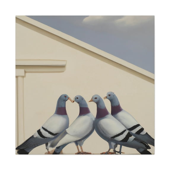 Pigeon Searching Heavens - Canvas