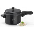 thumbnail image 1 of Pigeon Titanium Hard Anodized Pressure Cooker 3 Quart - Cook delicious food in less time: soups, rice, legumes, and more 3 Litres Black, 1 of 5