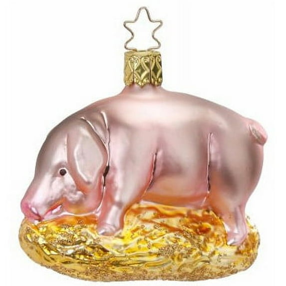 Piggles Inge-Glas Christmas Ornament
