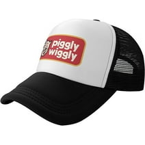 Piggly-Ok- Wiggly Trucker Hat Adjustable Funny Fashion Hats for Men Women Trucker Hats