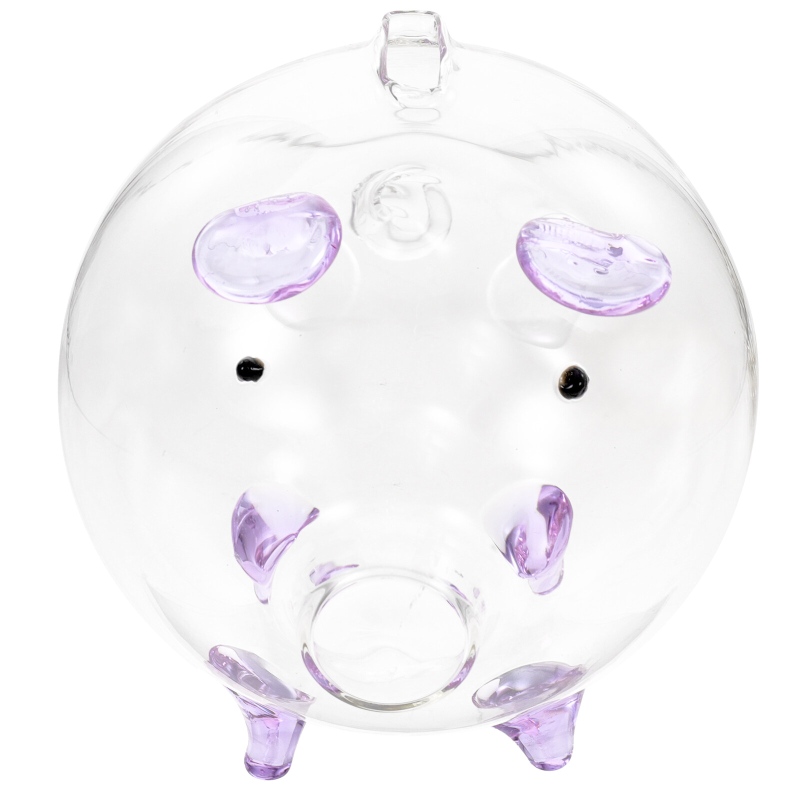 Piggy Bank Boys Banks for Kids Clear with Key See Through Unopenable