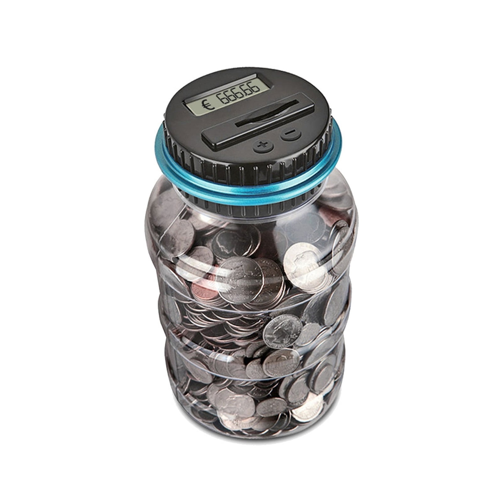 Piggy Bank Counter Coin Electronic Digital LCD Money Counter Jar Coin ...