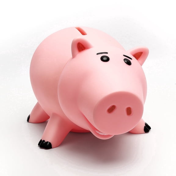 Piggy Bank, Cute Plastic Coin Bank for Boys and Girls, Unbreakable Pig Money Bank for Kids Gift (Pink)