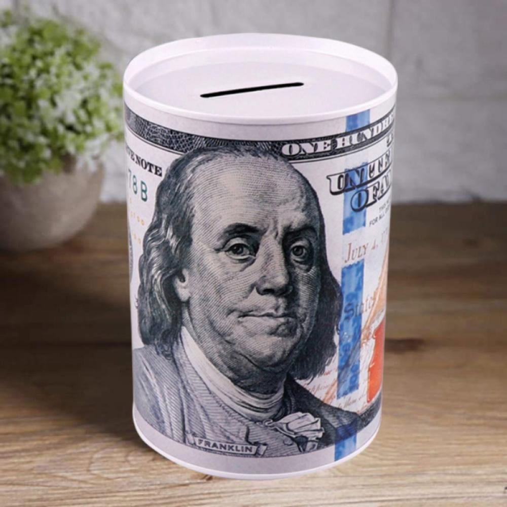 Piggy Bank, Large Money Coin Banks, Paper Money Scroll Saving Box