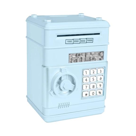 Piggy Bank Money Bank, Electronic Password Code Money Bank ATM Bank Box Coin Bank with Auto Bill Feeder and Sound Effects for Saving Money