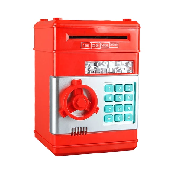 Piggy Bank Money Bank, Electronic Password Code Money Bank ATM Bank Box Coin Bank with Auto Bill Feeder and Sound Effects for Saving Money
