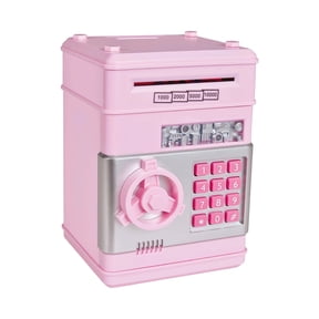 Piggy Bank Money Bank, Electronic Password Code Money Bank ATM Bank Box Coin Bank with Auto Bill Feeder and Sound Effects for Saving Money