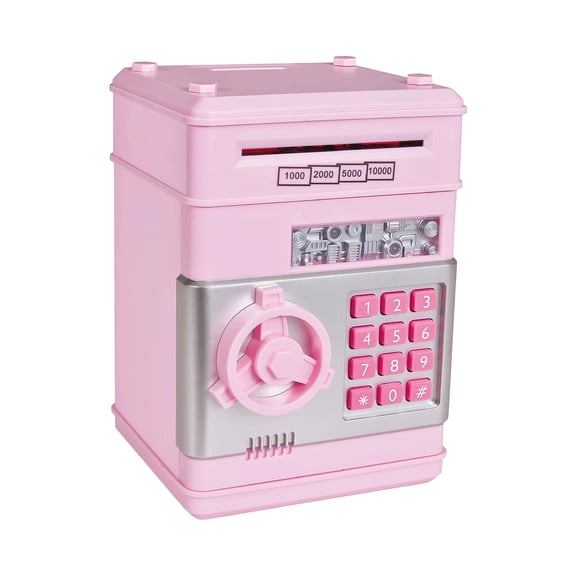 Piggy Bank Money Bank, Electronic Password Code Money Bank ATM Bank Box Coin Bank with Auto Bill Feeder and Sound Effects for Saving Money