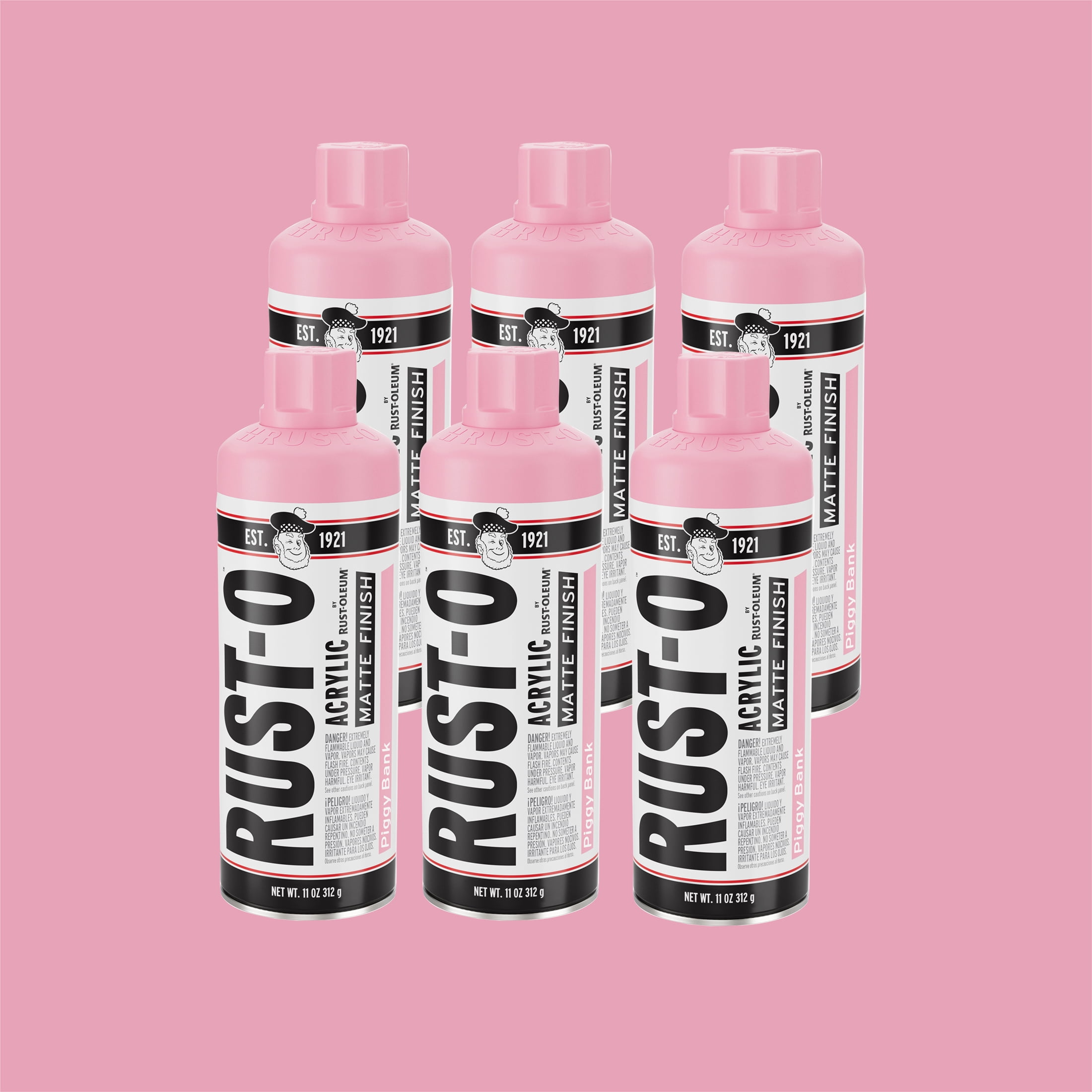 Bittersweet, Rust-Oleum Rust-O Acrylic Matte Spray Paint-392226