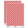 thumbnail image 1 of Piggy Bank Solid 200+ Round Stickers - Red - Matte Finish - 0.50" Size, 1 of 3