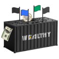 thumbnail image 1 of Piggy Bank, TSV Smart Container Coin Bank, Coin Counter Machine with LCD Counter, Money Counting Jar with Total Amount Displayed, Black, 1 of 7