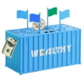 thumbnail image 1 of Piggy Bank, TSV Smart Container Coin Bank, Coin Counter Machine with LCD Counter, Money Counting Jar with Total Amount Displayed, Blue, 1 of 7
