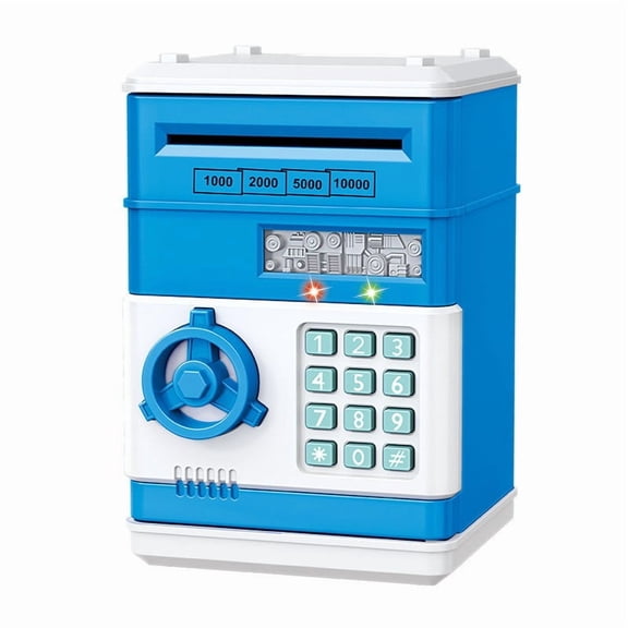Piggy Bank - Toy Safe Box, ATM Piggy Bank, Money Coin Savings Bank Real Savings Bank With Code Lock & Password