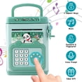thumbnail image 1 of Piggy Bank Toy,  Electronic Mini ATM Savings Machine Money Bank with Personal Password & Fingerprint Unlocking & Voice Prompt & Melodies, Gift for 3+ Years Boys and Girls, 1 of 9