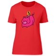 thumbnail image 1 of Piggy Bank With Coin Tee Women's -Image by Shutterstock, 1 of 1