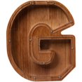 thumbnail image 1 of Piggy Bank Wooden Letter Piggy Bank for Kids Boys Girls Gifts Alphabet G Money Bank Coin Bank, 1 of 5