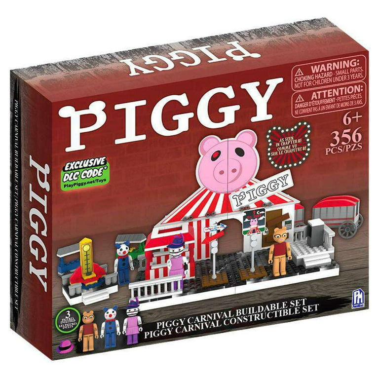 Piggy Deluxe Carnival Building Set with Mini Figures, Brick Game
