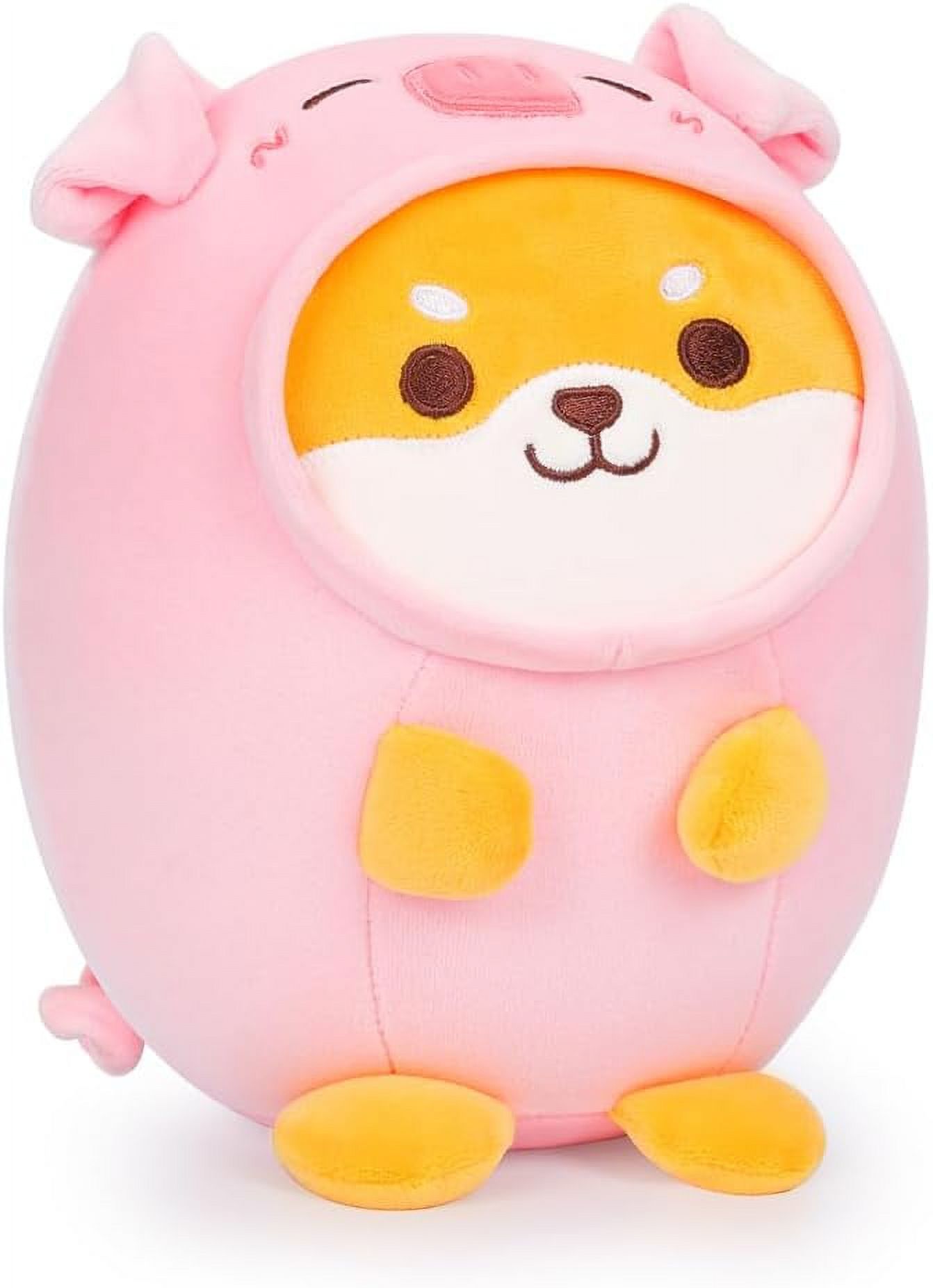 Piggy Corgi Akita Stuffed Animal Doll, 8 inch Cute Shiba Inu Pig Plush ...