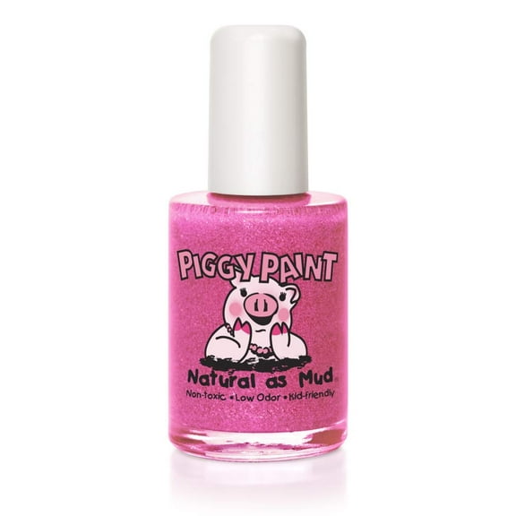 Piggy Paint 100% Non-Toxic Girls Nail Polish - Safe, Chemical Free Low Odor, Tickled Pink