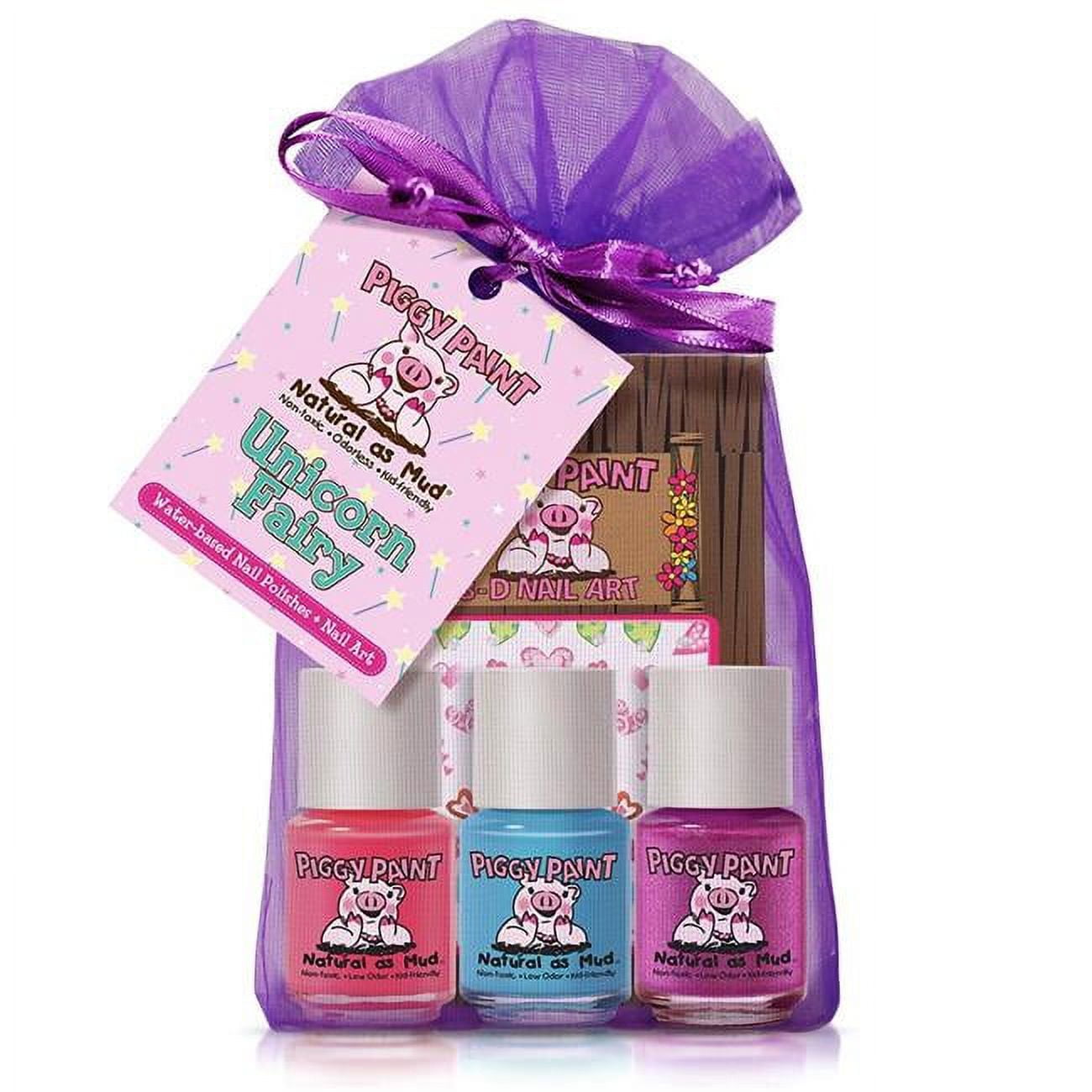 Piggy Paint Kids Friendly NonToxic Mini Unicorn Fairy Nail Polish