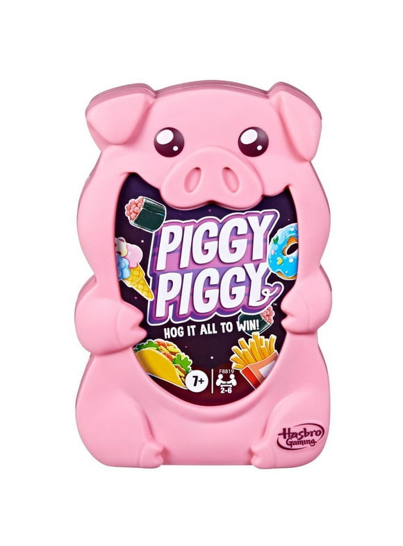 Piggy Piggy Game, Fun Family Card Games for 2 to 6 Players, Ages 7 8 9 10 11 and Up