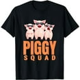 thumbnail image 1 of Piggy Squad T-shirt, Funny Pig Shirt for Boys T-Shirt, 1 of 5