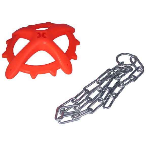 Piglet Chain Iron Veterinary Bait Anti Rust Adjustable Pig Biting Plastic Toy for Farm