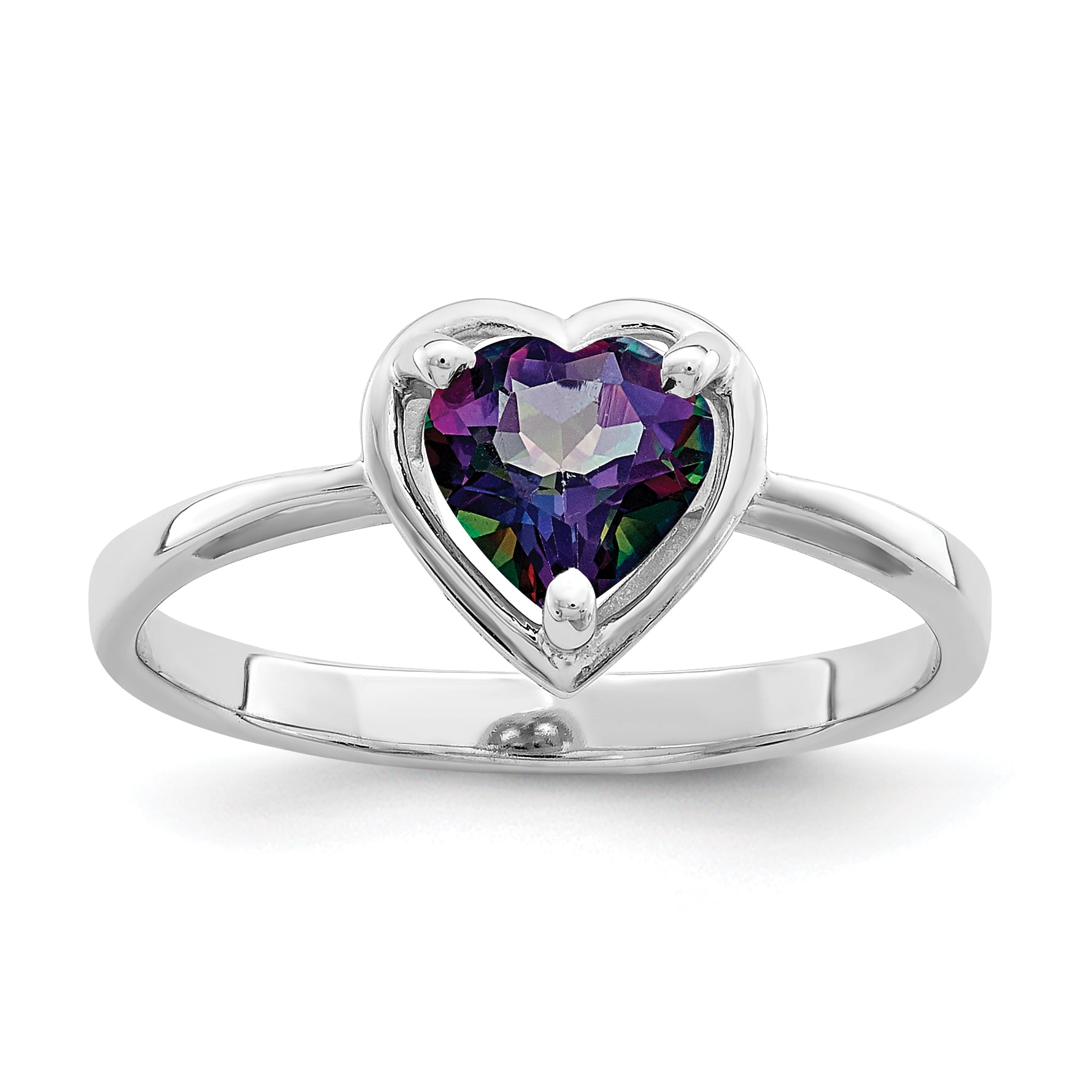 Mystic fire topaz rings sterling silver deals
