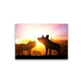thumbnail image 1 of Piglets Over Beautiful Sunset Poster -Image by Shutterstock, 1 of 2