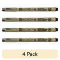 (4 pack) Pigma Black Fine Line Design Pens .50mm