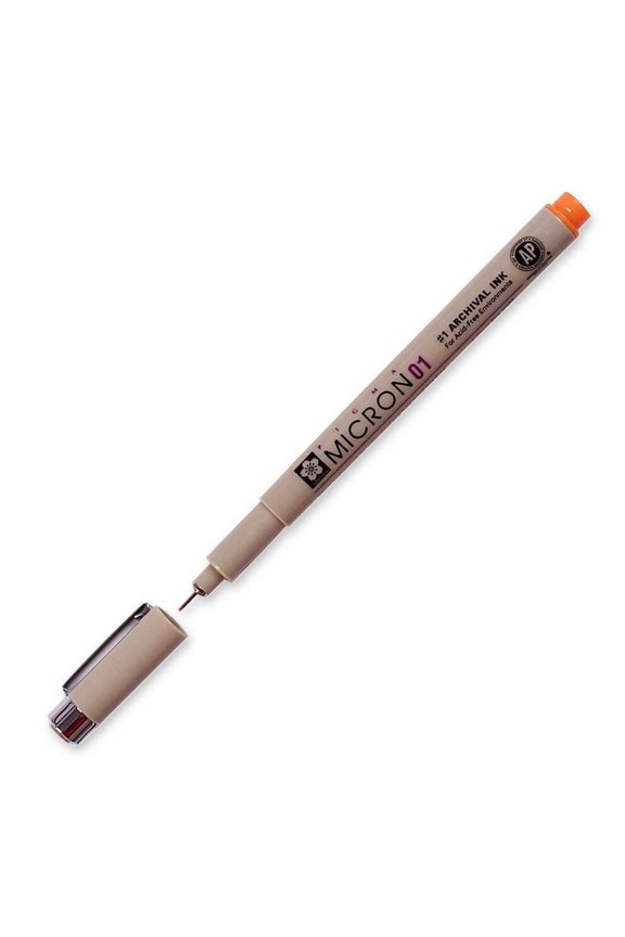 Orange Fine Line Design Pen .25mm