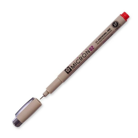 Pigma Red Fine Line Design Pen .30mm